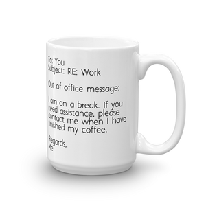 Coffee Break E-mail Mug