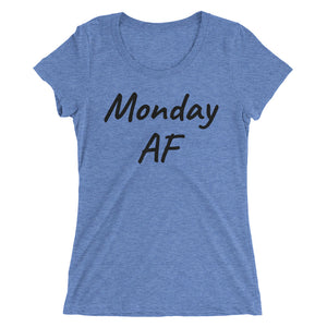 It's Monday AF up in here. Can it be Friday, yet? Heathered blue shirt