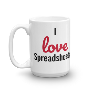I Excel At Spreadsheets Mug