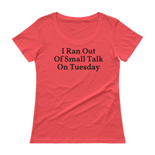 I ran out of small talk on Tuesday, so could you go away? If you are the office introvert, you'll love this shirt! Coral