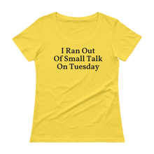 I ran out of small talk on Tuesday, so could you go away? If you are the office introvert, you'll love this shirt! Yellow