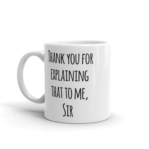 Mansplaining Mug