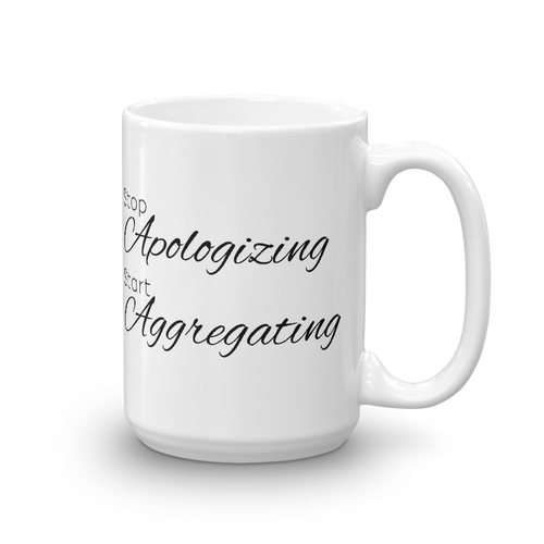 Apologizing Mug