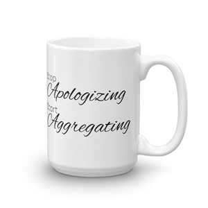 Apologizing Mug