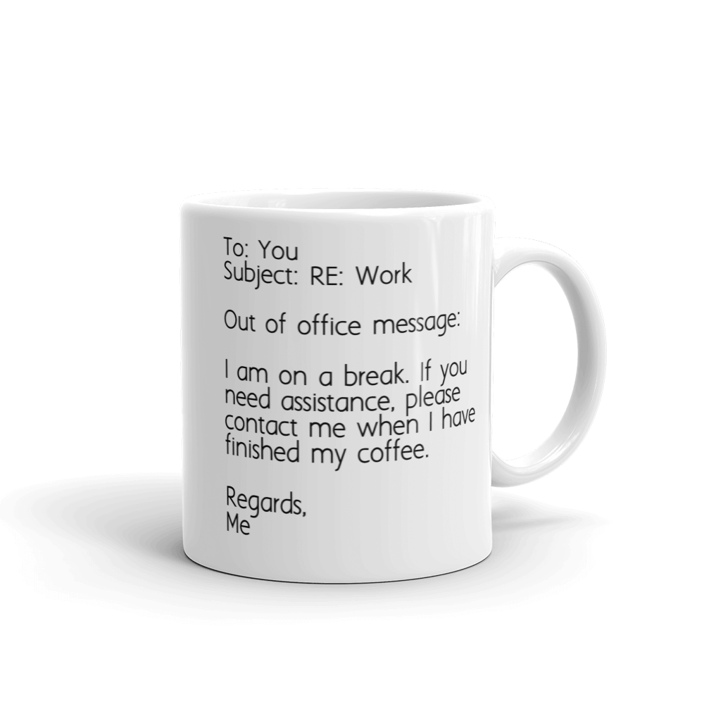 Coffee Break E-mail Mug